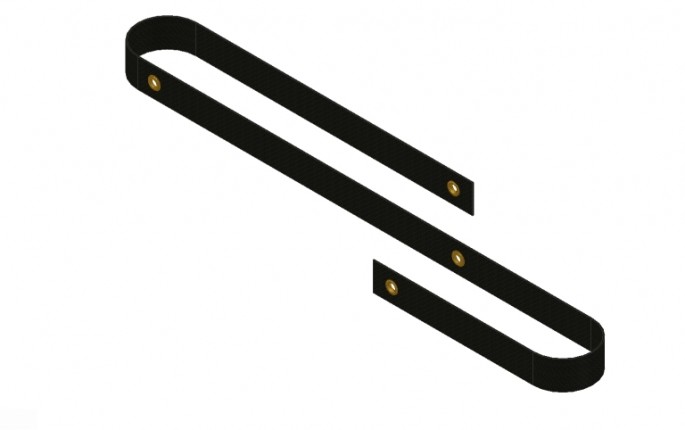 Nylon Strap, With Grommets