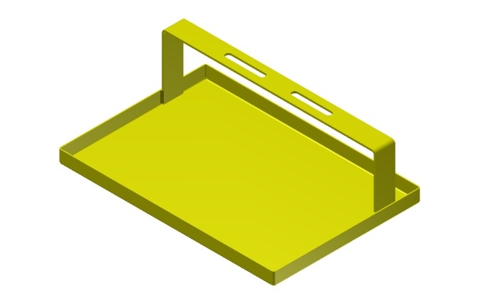 Powder Coated Components - Safety Yellow