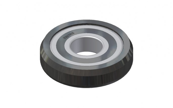 Flat Plate Guide Wheel with Large Bearing