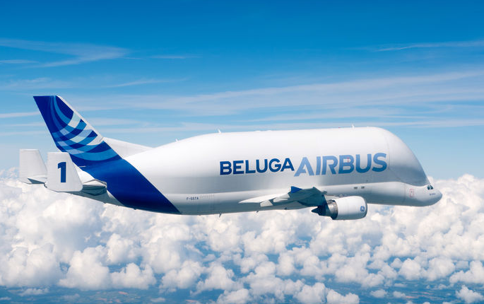 Airbus Beluga Mid-Flight