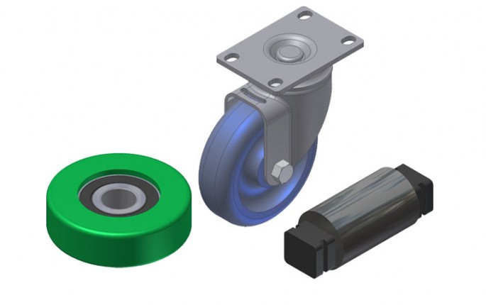Wheels, Casters and Support Rollers